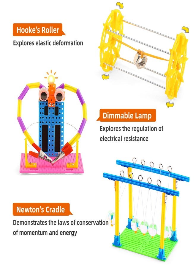 BeAndge STEM Science Kits for Kids Age 8-12, Boys Activities Robot Building Kit 6-8 Girls Engineering Projects STEM Toys Learning Educational Science Game Experiment Gifts for 6 7 8 9 10 11 Year Old Activity - Image 4